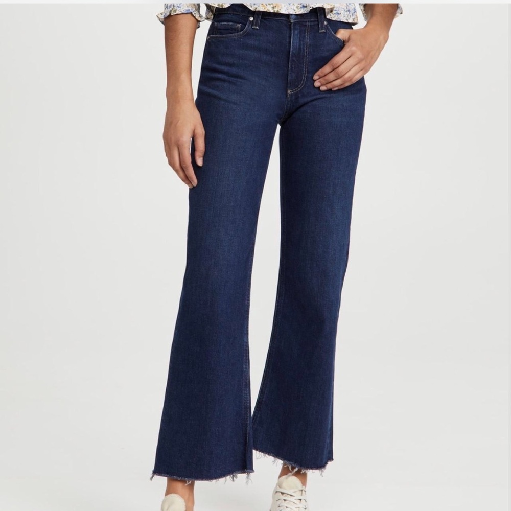 PAIGE Dark Blue Flare Jeans